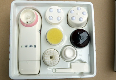 Deep Clean Electric Facial Cleaner Cleansing Face Skin Care Brush Massager #