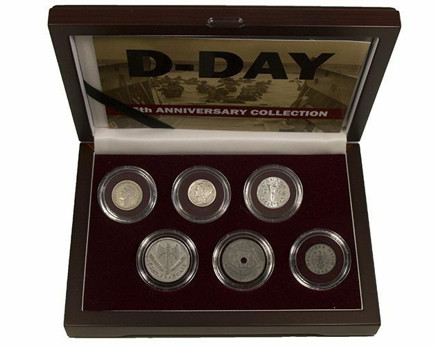コレクション DasCoin Rare WWII D-Day 75th Anniversary Collection (6 Coin Boxed Set) COA