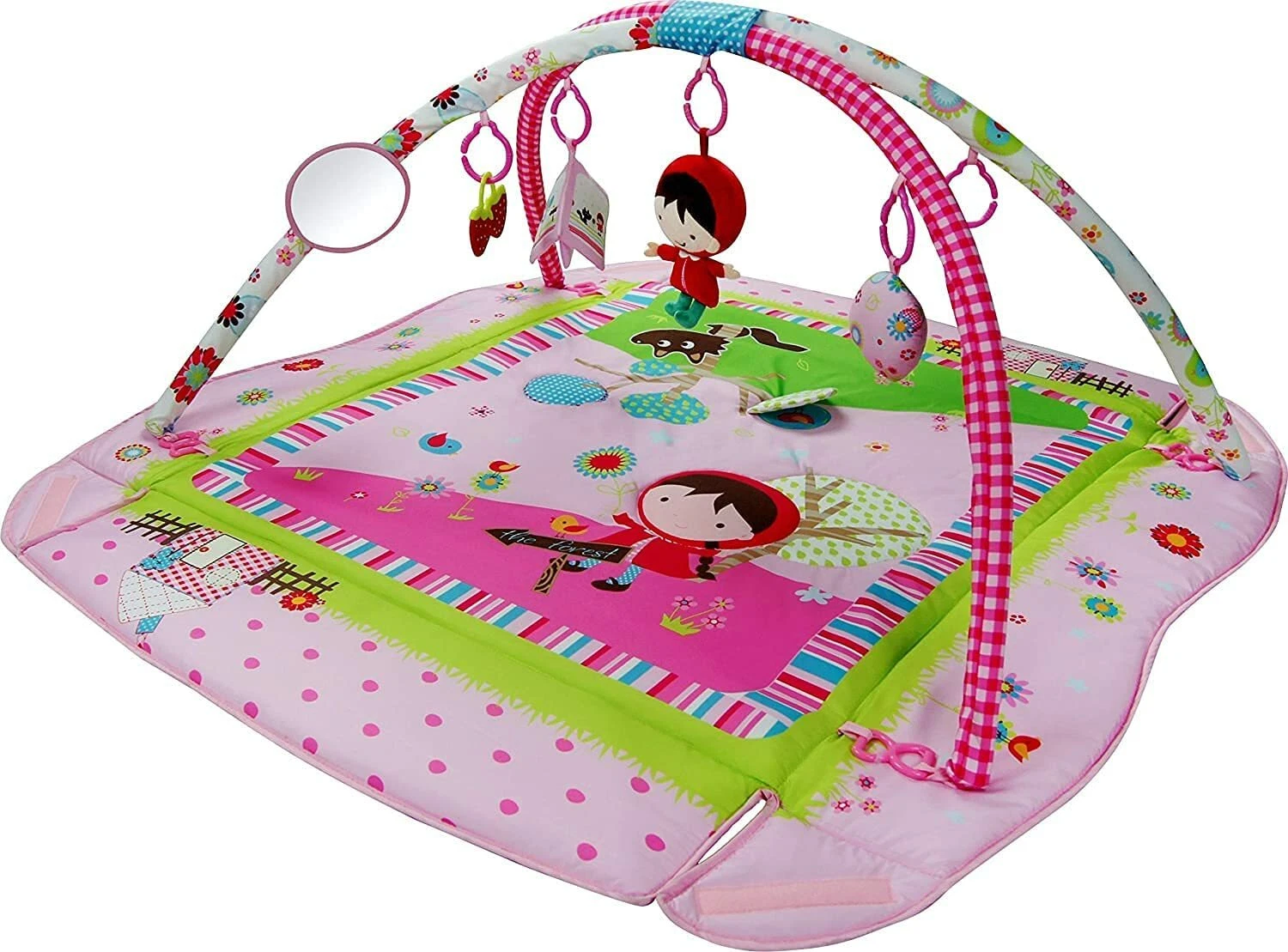 LADIDA Large 110cm Pink 4 in 1 Baby Playmat Light Musical Activity Play Mat Gym
Opens in a new windo