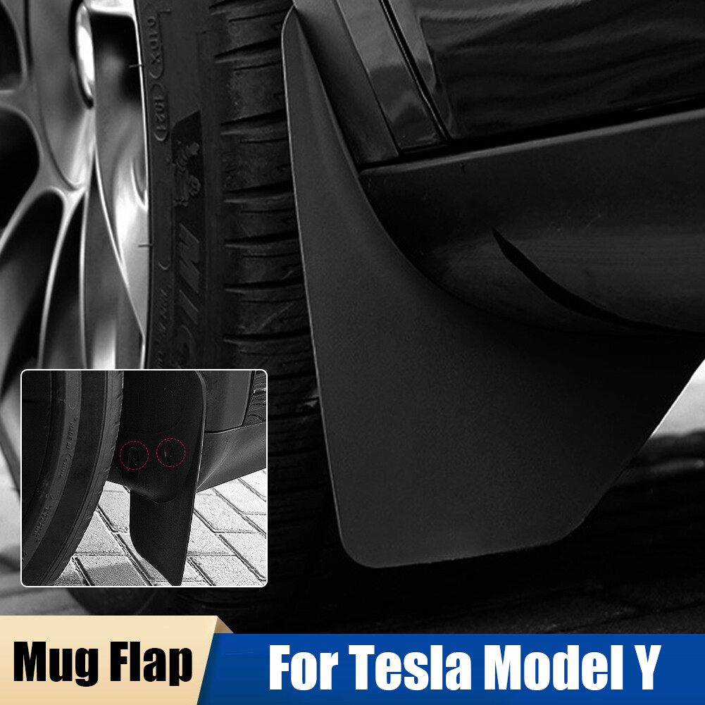 Mud Flaps Splash Guards Front Rear Wheels Splash Panel Against For Tesla Model Y-image