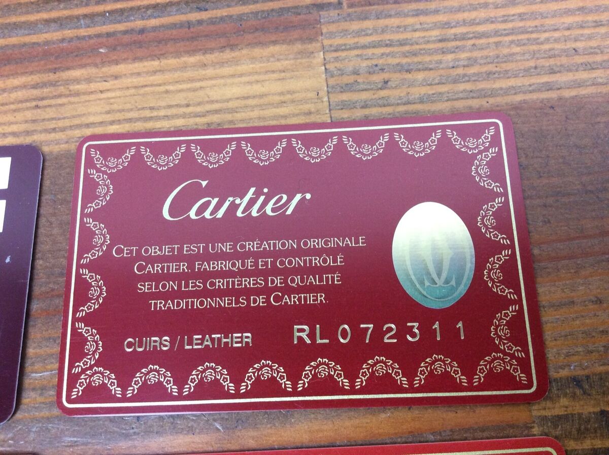 Cartier ID cards set of 5 + Booklets & Boxes + FREE SHIPPING Cartier ID cards set of 5 + Booklets & Boxes + FREE SHIPPING