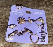 Claire s 9 Pc Ring Set Multi Sz Pack 6 7 8