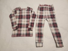 NWT Baby Gap Christmas Plaid Pajamas PJs 2PC 2T Toddler Boy Girl Unisex