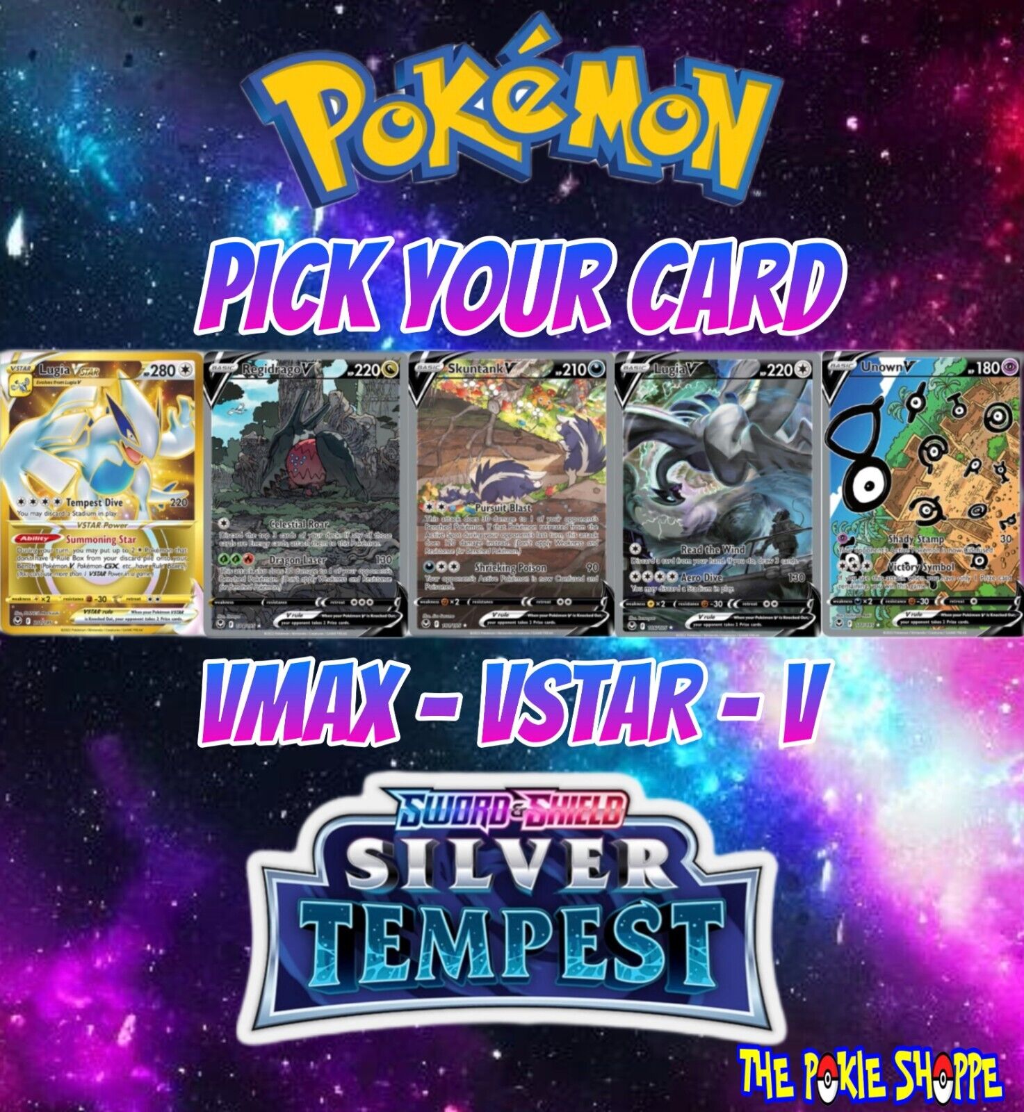 2022 Pokemon Silver Tempest Complete Your Set/Pick Card Main Set VSTAR VMAX M/NM