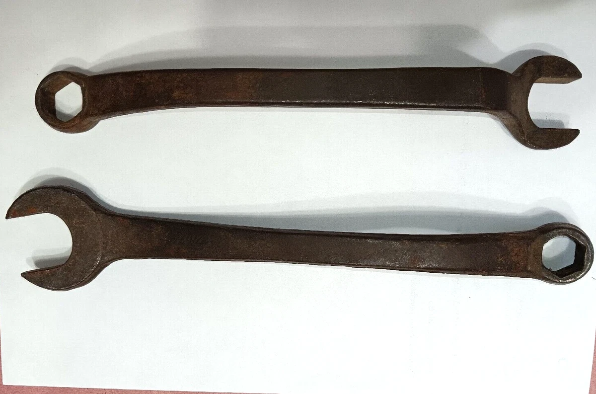 Vintage Ford Wrench Set of 2 USA M 81A 17017 Circle M 2