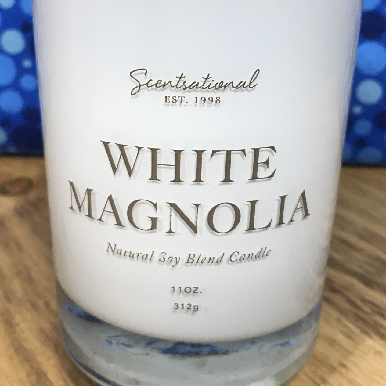 scentsational white magnolia candle