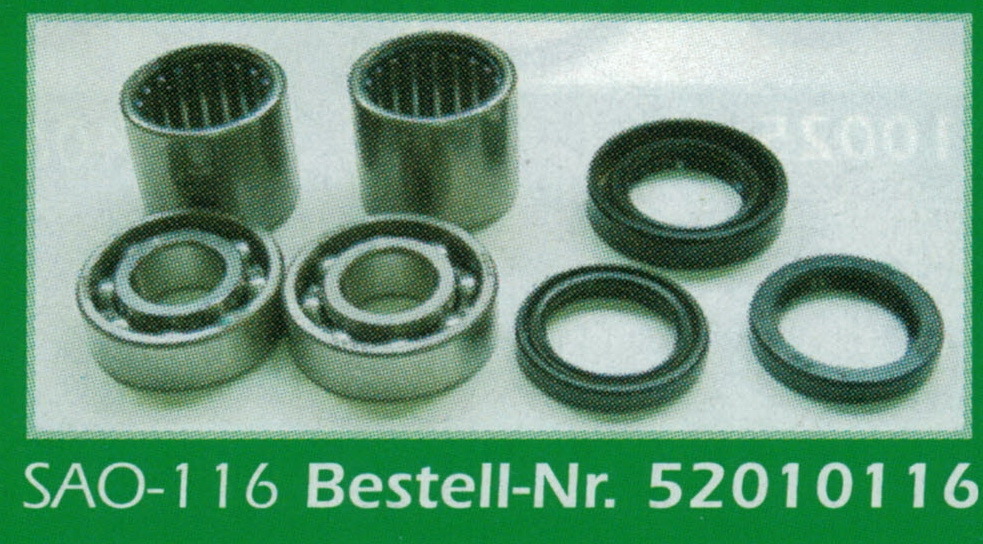 Kit roulements bras oscillant pour entretien suspension Honda VT 600 C