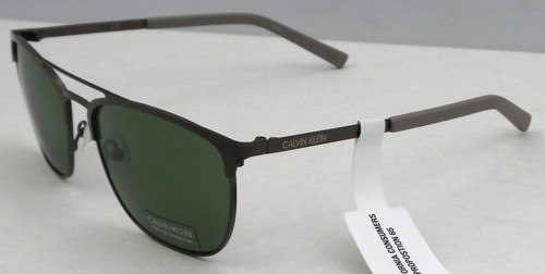 Calvin Klein Sunglasses Men's 55mm Gunmetal Frame Green Lens CK20123S 008 NEW - 第 2/4 張圖片