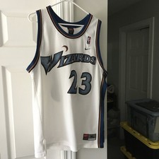 MICHAEL JORDAN WASHINGTON WIZARDS WHITE NIKE JERSEY MENS XL