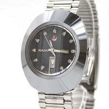 [QUASI NUOVO] RADO DIASTAR 638.0308.3 Quadrante Nero Giorno/Data AT Uomo dal GIAPPONE Z031