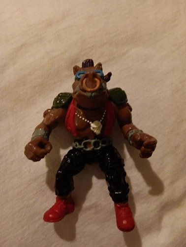 1988 Playmates TMNT Bebop with soft vinyl head | Loose Action Figure