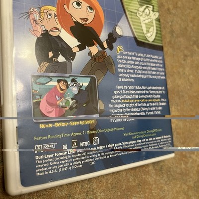 Kim Possible - The Secret Files (DVD, 2003) W Insert | eBay