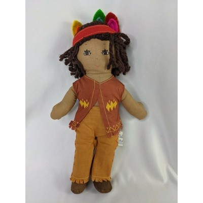 Knickerbocker Dolls of Distinction Native American Indian 11 Inch Stuffed Toy