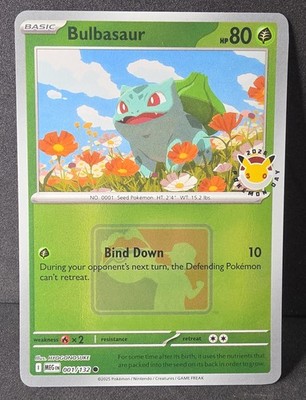 Bulbasaur (Pokemon Day 2026) 001/132 Holofoil NM