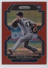 2022 Panini Prizm Tier II Red Prizm Matt Brash #111 3y1