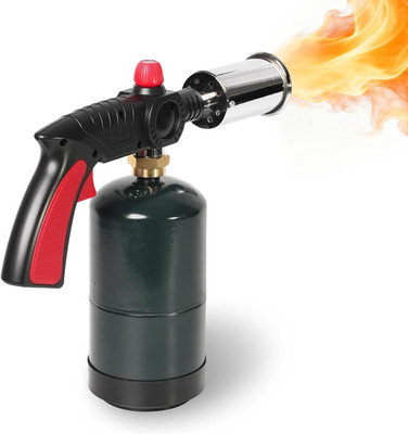 Heavy Duty Propane Torch, Adjustable Flame for BBQ, Camping & Weed Burning