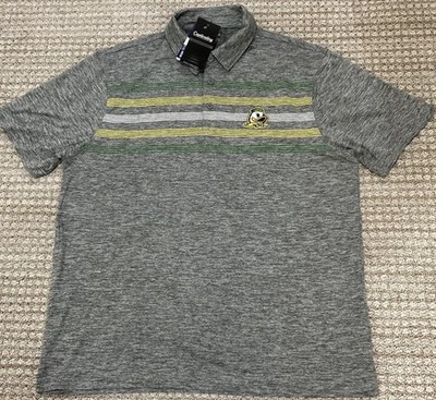 NEW Captivating University of Oregon Ducks NCAA Men's Polo Shirt Large NWT