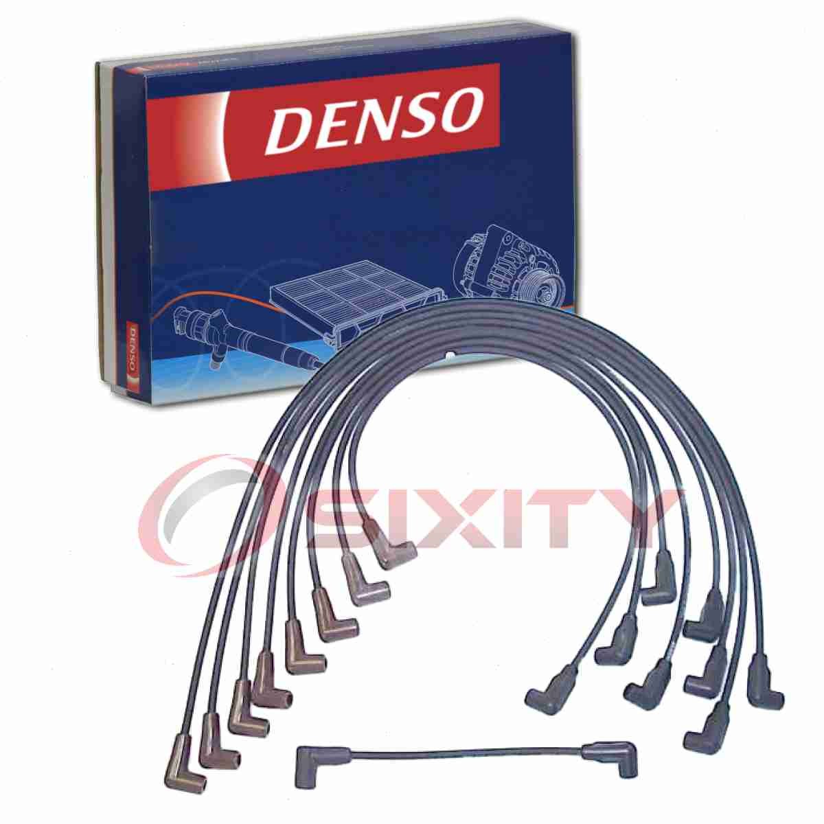 Denso Spark Plug Wire Set for 1994-1995 GMC C1500 Suburban 5.7L V8 Ignition vb