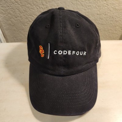 New USC Trojans ''Code Four'' Black Hat Adjustable SC Logo Baseball Cap by Apollo