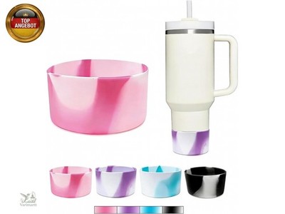 4 Stück Silikonmanschette für Stanley Tumbler Quencher Adventure 40oz,IceFlow 2