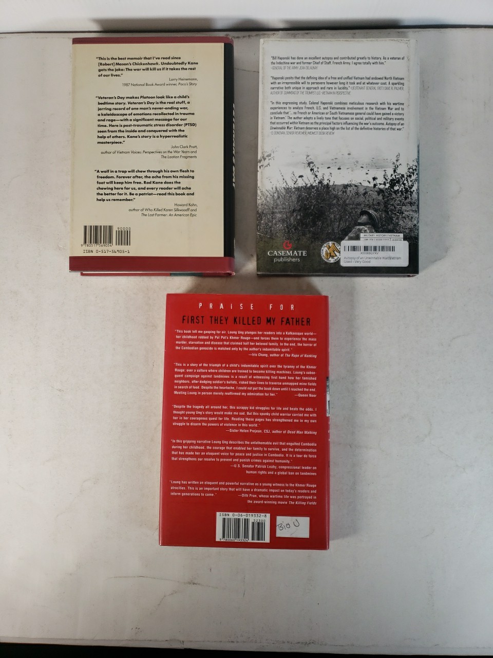 Vietnam War, Cambodia (10 Book Lot) About Face, The Last Valley, Air Power