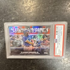 Vladimir Guerrero Jr. Short Print PSA 10 5/10  Platinum Performers-Red Topps