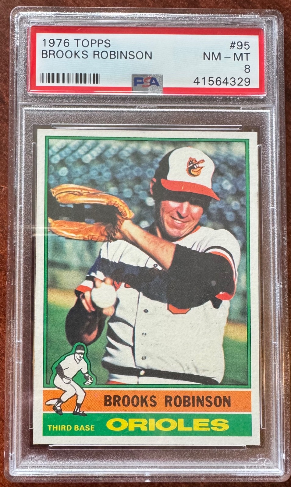 Brooks Robinson 1976 Topps #95 PSA 8 NM-MT