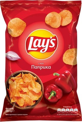 Lay's Chips mit Paprika Relish 120g x 10 Stück (1,2kg)