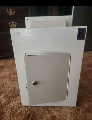   Protex WDC-160 Steel Wall-Mount Locking Drop Box with Chute-Lockable with Keys