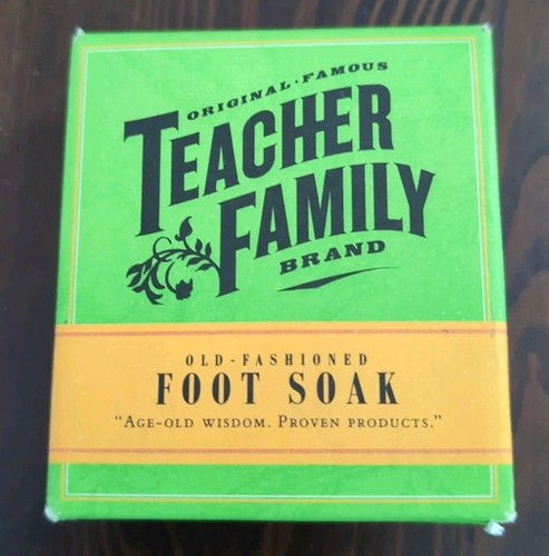 Original Famous Teacher Family Brand Old Fashioned Foot Soak Sealed NEW - 第 1/6 張圖片