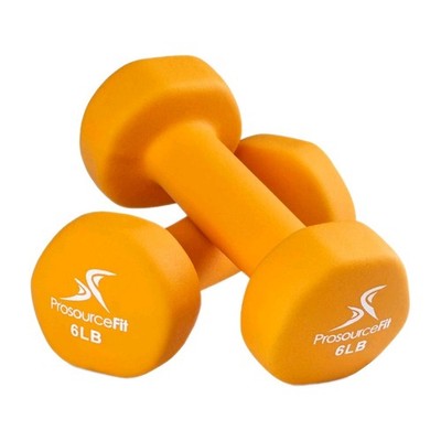 ProsourceFit Neopren Kurzhanteln Set 2x 2,7kg Fitness Hanteln rutschfester Griff