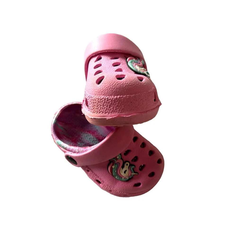 Zapatos de agua Capelli para niños pequeños talla 5 niñas niños unicornio deslizadores rosa Foto 4 de 4