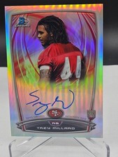 TREY MILLARD 2014 Bowman Chrome RC Auto Rookie Autographs Refractors #RCRA-TMI