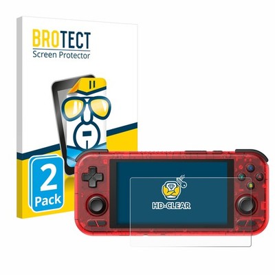 2x Display Schutz Folie für Retroid Pocket 4 Pro Zubehör Transparent
