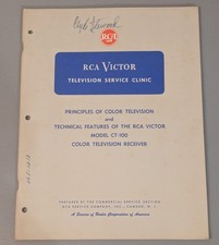 RCA Victor CT-100 Television Service Clinic 1...