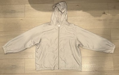 Tally-Ho Women's Vintage Gray Hooded Windbreaker J acket - Size (1x)