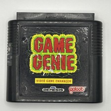 Sega Genesis Game Genie Video Game Enhancer Tested & Working
