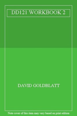 DD121 WORKBOOK 2 By DAVID GOLDBLATT