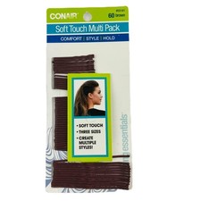 Conair All Hair Bobby Pins, Brown, 60 count