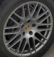 2018 Cayenne Oe Wheel 20x9-12 10 Spoke Y Spoke Titanium Matte Porsche