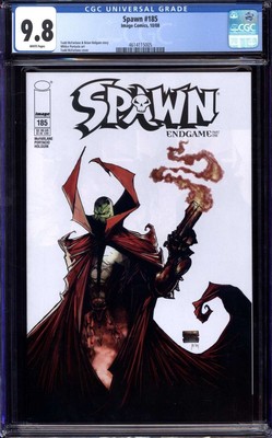 SPAWN #185 CGC 9.8 WHITE PAGES // IMAGE COMICS 2008