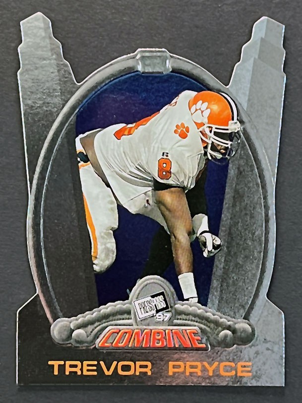 1997 Press Pass #17 Trevor Pryce Combine Clemson Tigers