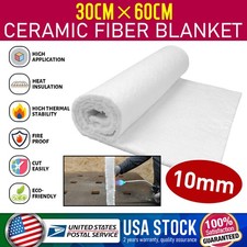Ceramic fiber blanket 2500 F Dimension 24  x 12" x 10mm, 8 , Free Shipping