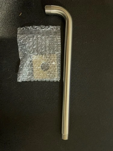 Signature Hardware SHRSA124ZBN 12-1/2" Wall Mounted Shower Arm - Brushed Nickel - Picture 2 of 2