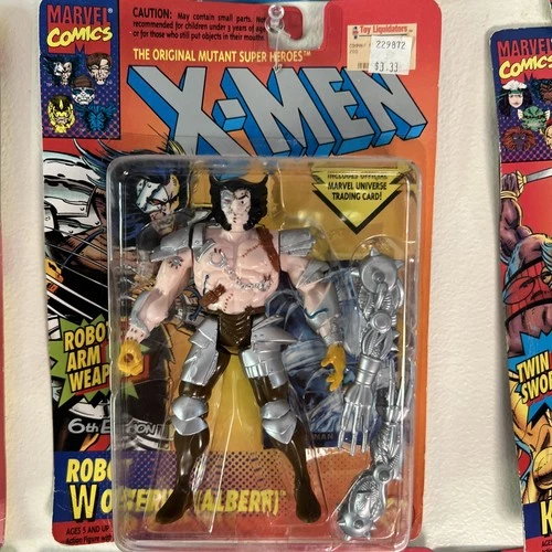 TOY BIZ🔥X-Men🔥Robot Wolverine🔥Robotic Arm Weapons🔥6th Edition🔥vintage🔥RARE