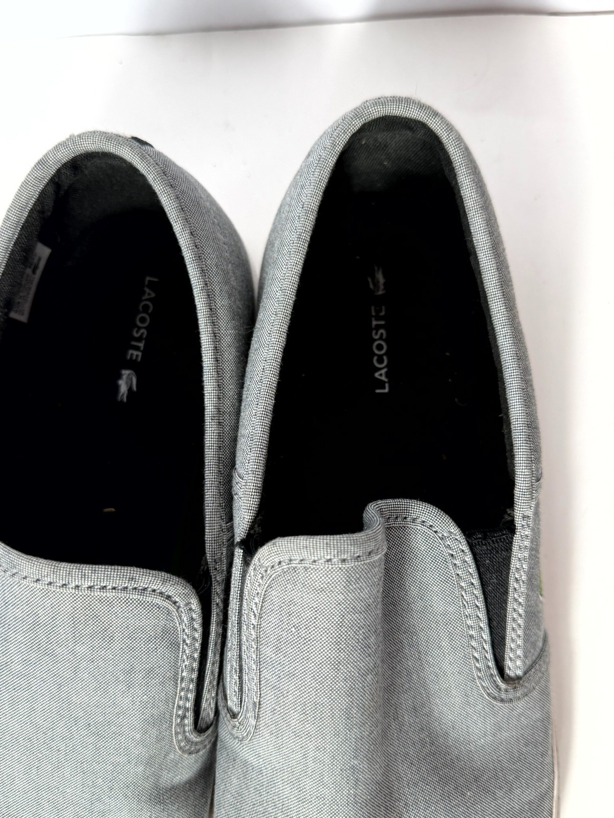 Lacoste Gazon Sport 216 1 Mens Sneakers US 10 Gray Slip On Fashion Casual Shoes thumbnail 6