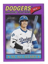 Topps Heritage 2026 Shohei Ohtani Dodgers NL All-Stars Purple Border SP Card#290