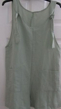 LADIES LIGHT GREEN PLAYSUIT  size L