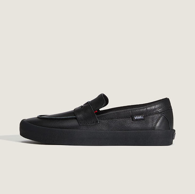 Vans Skate Loafer Unisex Schuhe in schwarz Leder alle Größen begrenzter Bestand