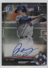 2017 Bowman Draft Chrome Pick Black Refractor 3/75 Joe Perez #CDA-JP Auto 13iq